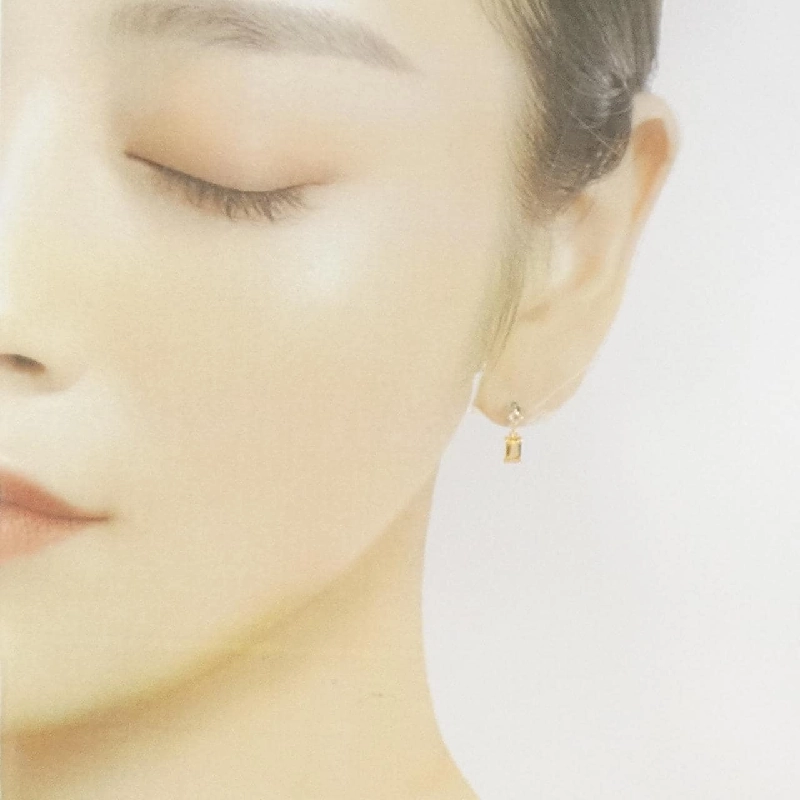 K18YG Citrine Bông tai - Hàng hiệu Chính hãng 870362