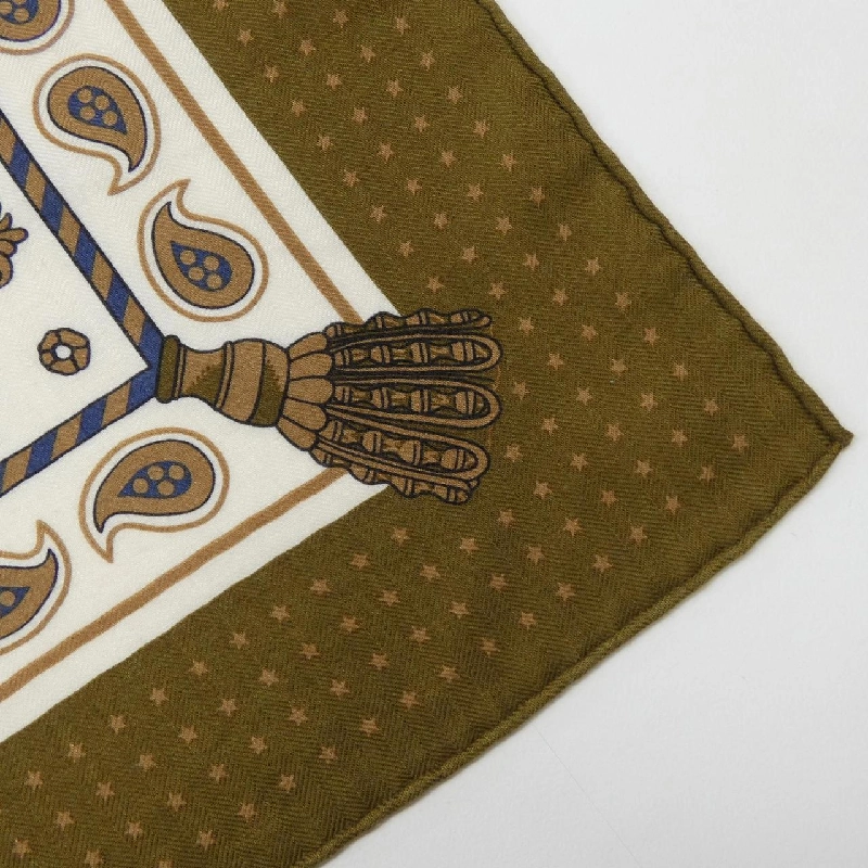 HERMES HARNAIS DE COUR BANDANA H243935S Khăn choàng - Hàng hiệu Authentic 832914