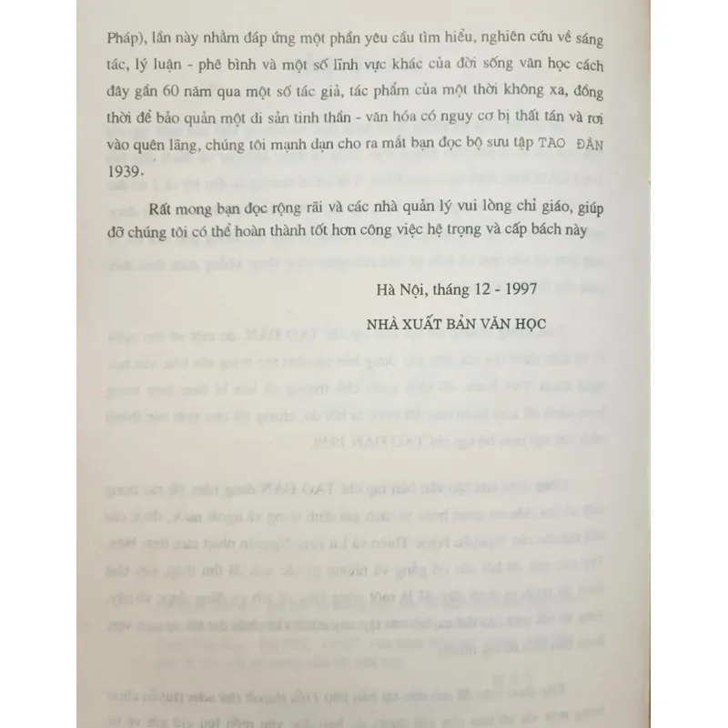 Tao Đàn 1939 (trọn bộ hai tập) 604351