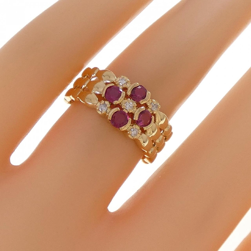 Nhẫn Ruby K18YG 0.53CT 667278