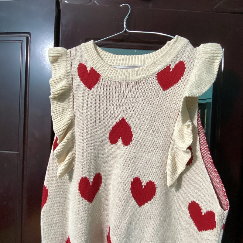 Đầm len dáng suông, trên gối, 90%, freesize 455703