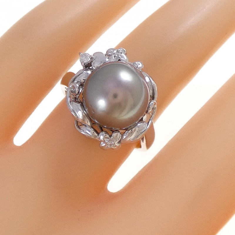 Nhẫn ngọc trai đen PT900 10.4mm - Hàng hiệu Chính hãng 850268