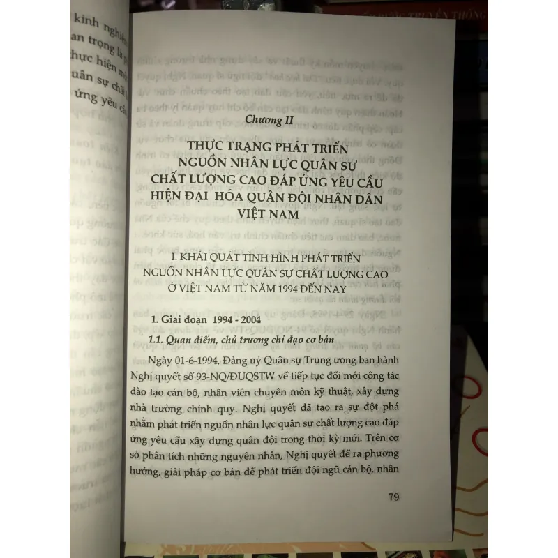 Phát triển nguồn nhân lực quân sự chất lượng cao đáp ứng yêu cầu hiện đại hoá QĐNDVN 756981
