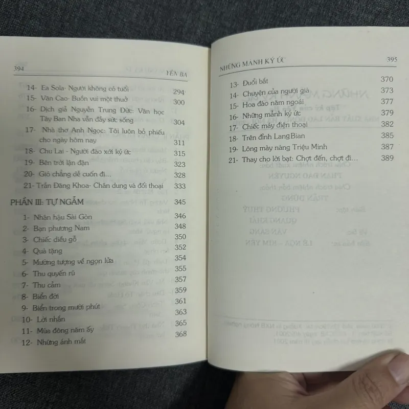 Những mảnh ký ức (Chữ ký tác giả) - Yên Ba 877428