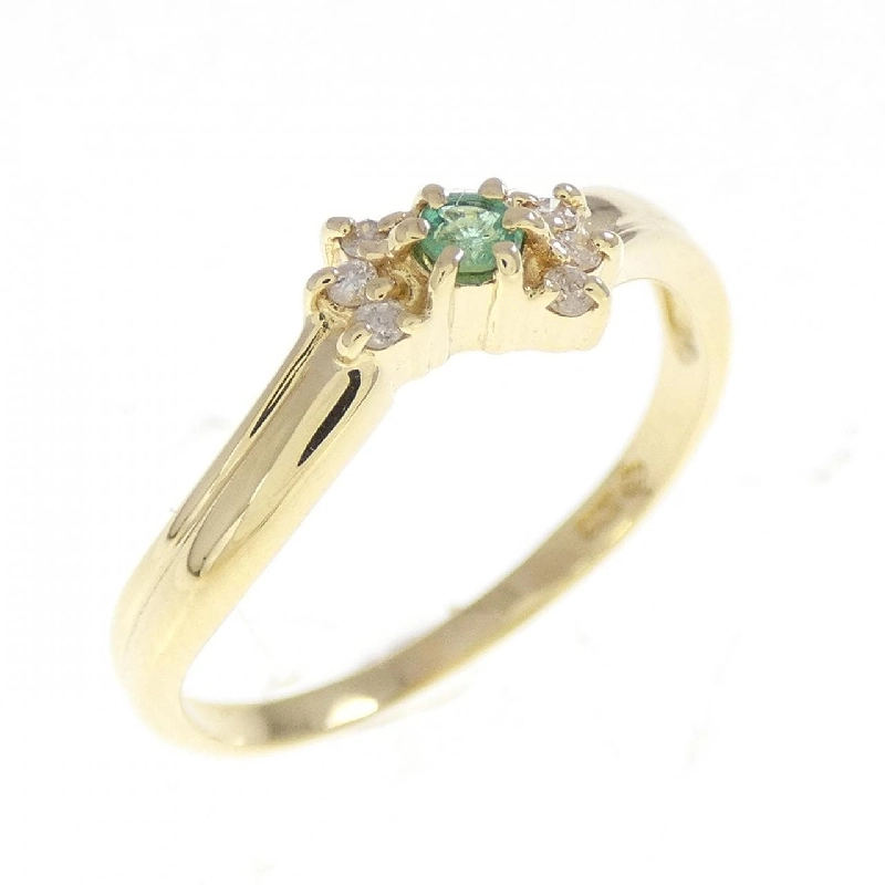 Nhẫn Emerald K18YG 666304