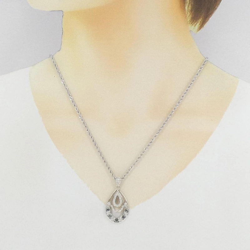 Dây chuyền Alexandrite PT900/PT850 0.32CT - Hàng hiệu Authentic 849879