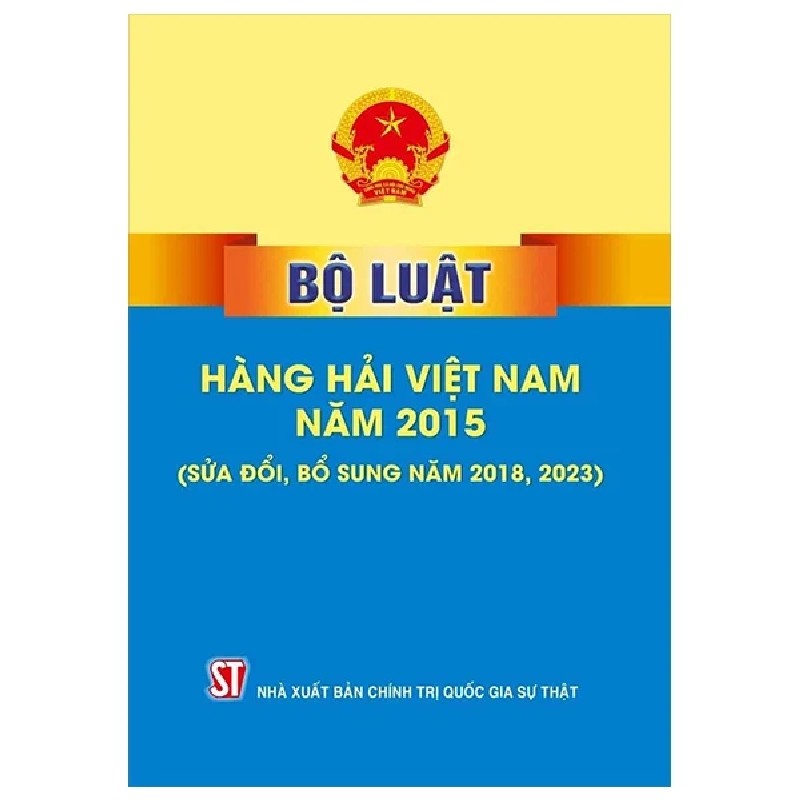 Bộ Luật Hàng Hải Việt Nam Năm 2015 (Sửa Đổi, Bổ Sung Năm 2018, 2023) - Quốc Hội 189652