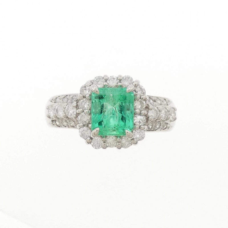 Nhẫn Emerald PT900 0.92CT - Hàng hiệu Chính hãng 852635