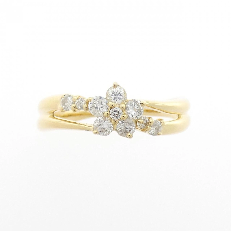 Nhẫn kim cương hoa K18YG 0.34CT - Hàng hiệu chính hãng 853401