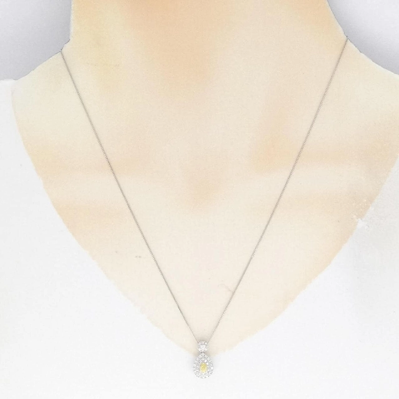 Dây chuyền kim cương PT 0.130CT FVY I1 cắt hình đặc biệt - Hàng hiệu Authentic 874065