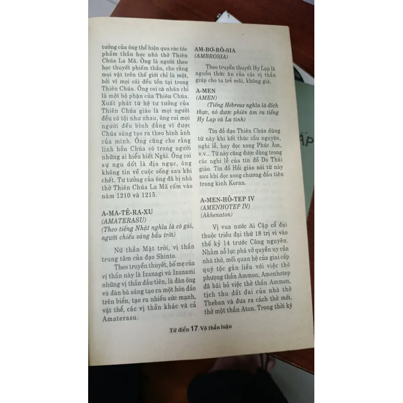 TỪ ĐIỂN VÔ THẦN LUẬN 699198