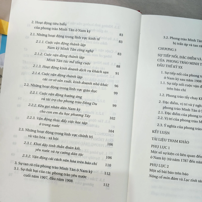 Phong trào Minh Tân ở Nam Kỳ đầu thế kỷ XX | bìa cứng đánh số  456001
