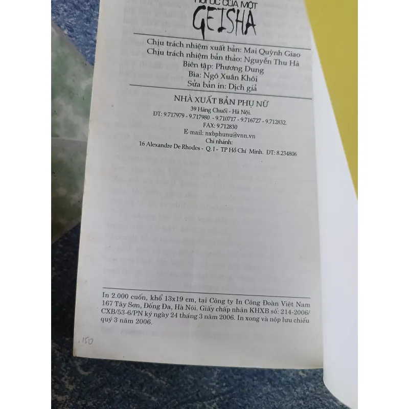 Hồi ức của một Geisha - Arthur Golden 751451