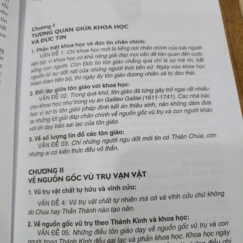 Đối thoại những vấn đề khoa học và đức tin. 🌻 571260