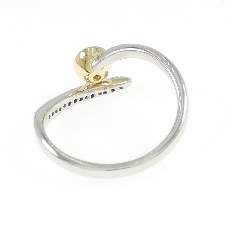 Nhẫn kim cương K18YG/PT900 0.484CT 667165