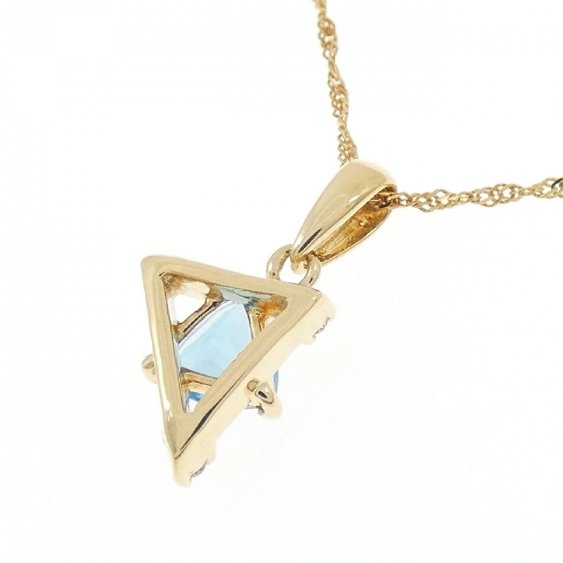 K18YG Blue Topaz Necklace - Hàng hiệu Authentic 860087