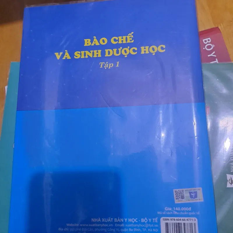 Bộ 2 tập Bào chế và Sinh dược học 2025 792585