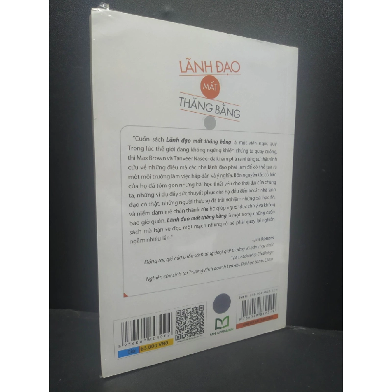 Lãnh Đạo Mất Thăng Bằng mới 100% HCM1906 S. Max Brown & Tanveer Naseer SÁCH KỸ NĂNG 340871