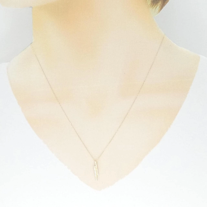 K18YG Dây chuyền kim cương 0.05CT - Hàng hiệu Chính hãng 862836