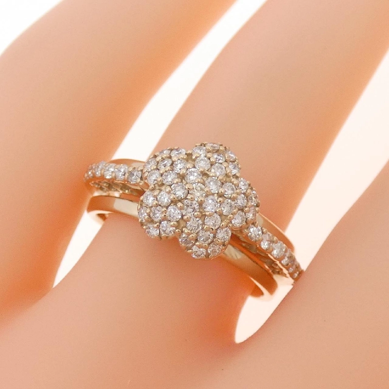 Nhẫn kim cương pavé hoa K18PG 0.54CT 668297