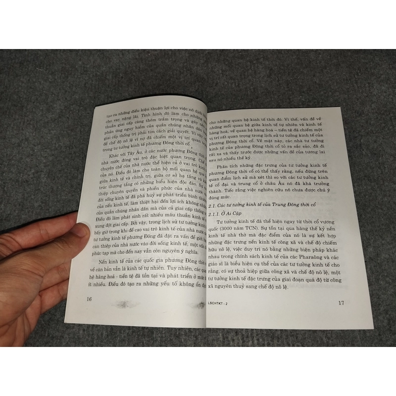 LỊCH SỬ CÁC HỌC THUYẾT KINH TẾ 472283