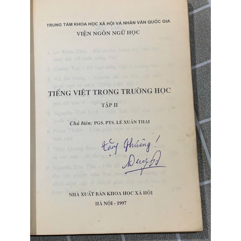 TIẾNG VIỆT TRONG TRƯỜNG HỌC TẬP II - Chủ biên: PGS. PTS. LÊ XUÂN THẠI 545878