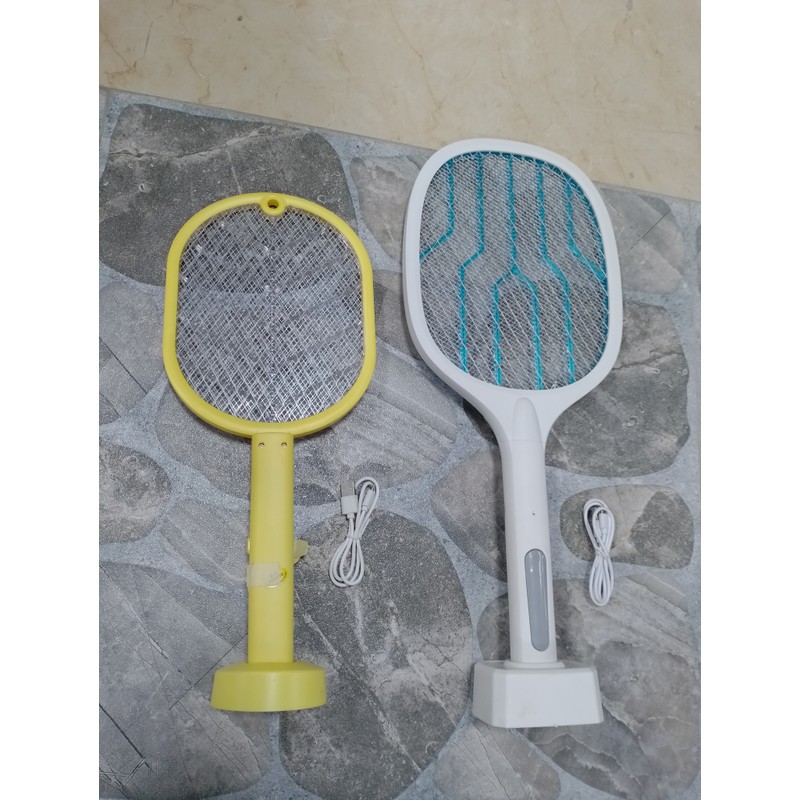 Vợt muỗi có đế có thể dựng đứng và có đèn hút muỗi về đêm 174575