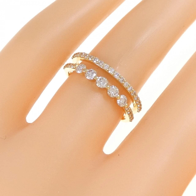 Nhẫn kim cương K18YG 0.53CT 668547