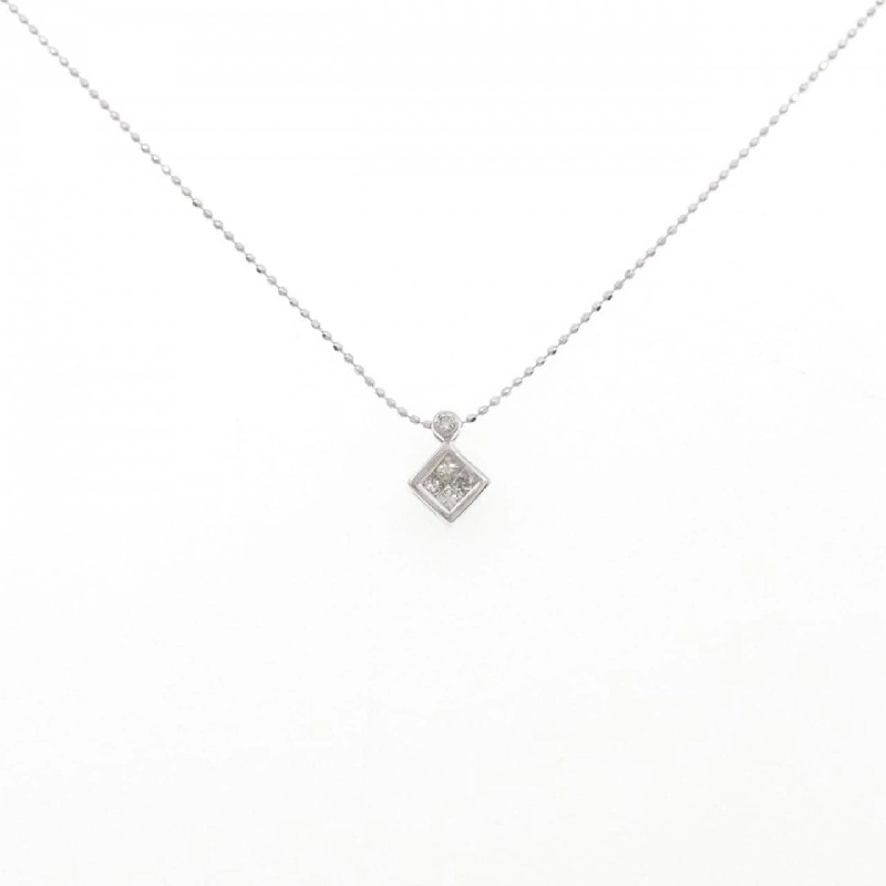 K18WG Sapphire Necklace 0.20CT - Hàng hiệu Authentic 857707