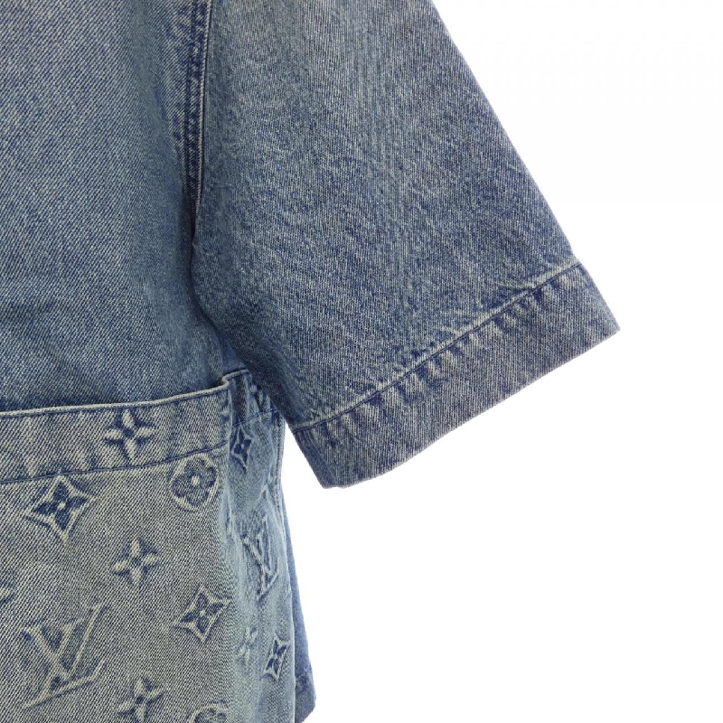 Áo khoác denim ngắn tay Louis Vuitton HOS46WY38 - Hàng hiệu Authentic 885160