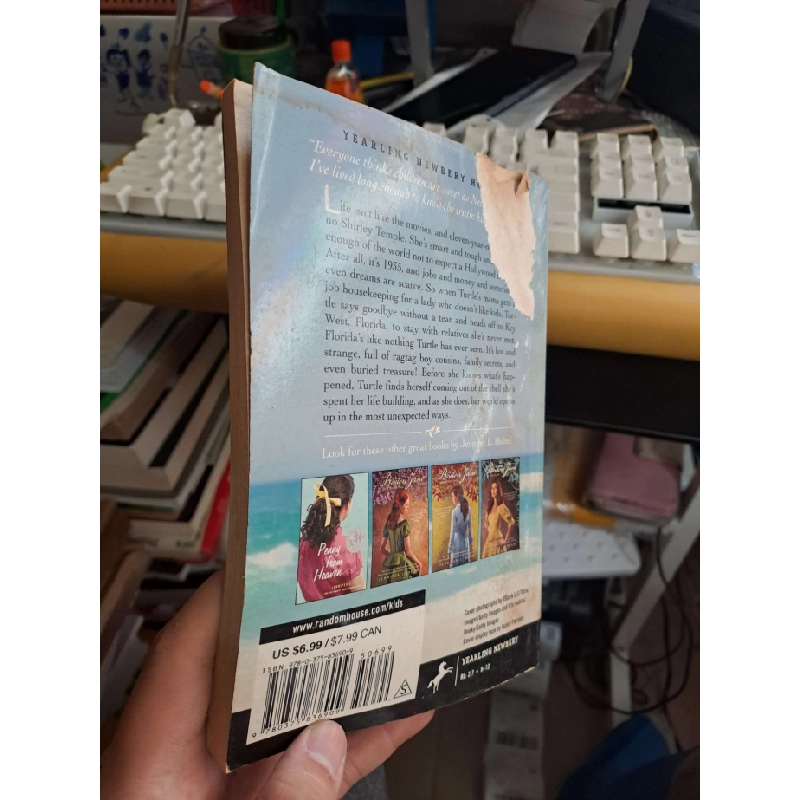 Turtle in Paradise mới 70% rách bìa Jennifer L. Holm ENGLISH BOOKS HCM2908 545392
