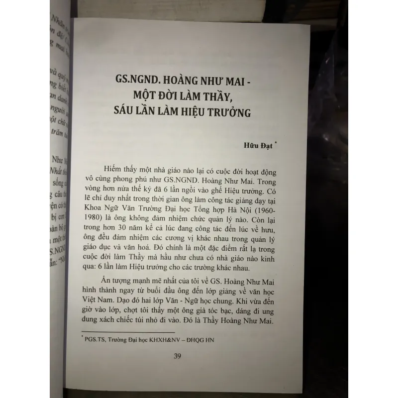 Giáo sư - Nhà giáo nhân dân Hoàng Như Mai với đồng nghiệp và môn sinh 762518