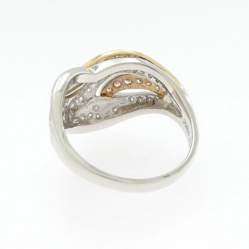 Nhẫn kim cương PT900/K18YG 0.56CT - Hàng hiệu Authentic 846473