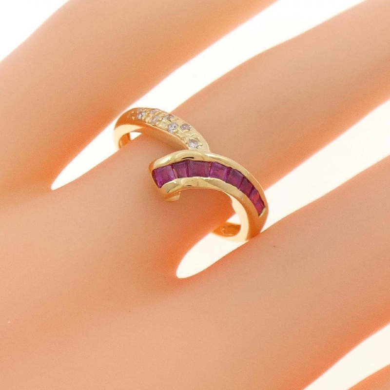 Nhẫn Ruby K18YG 0.85CT - Hàng hiệu Chính hãng 849575