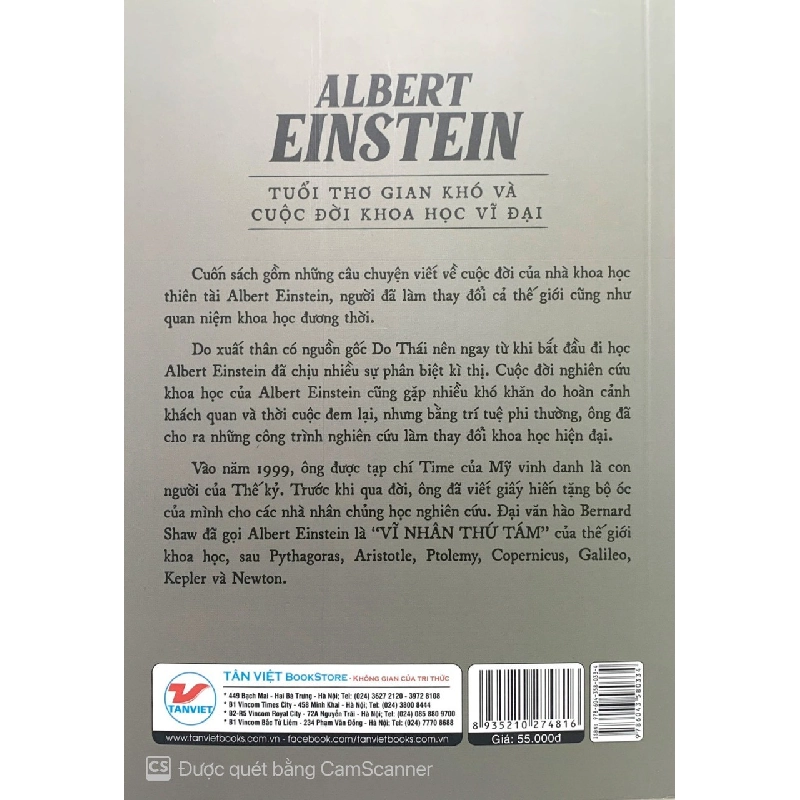 Kể Chuyện Cuộc Đời Các Thiên Tài - Albert Einstein - Tuổi Thơ Gian Khó Và Cuộc Đời Khoa Học Vĩ Đại - Rasmus Hoài Nam 296040