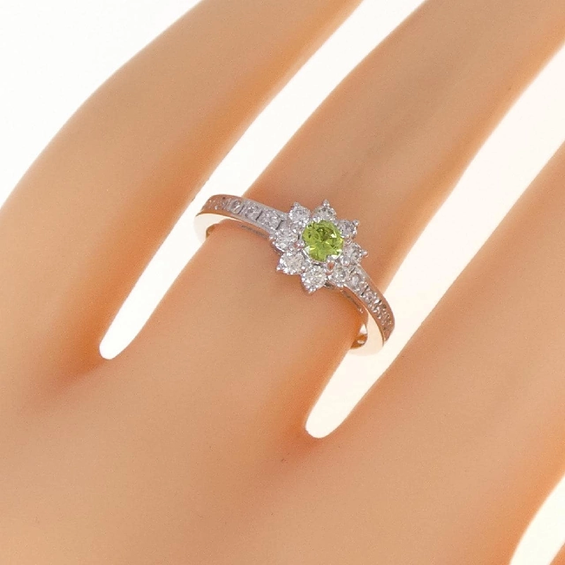 Nhẫn Đá Garnet Demantoid K18WG 0.11CT - Hàng hiệu Chính hãng 855101