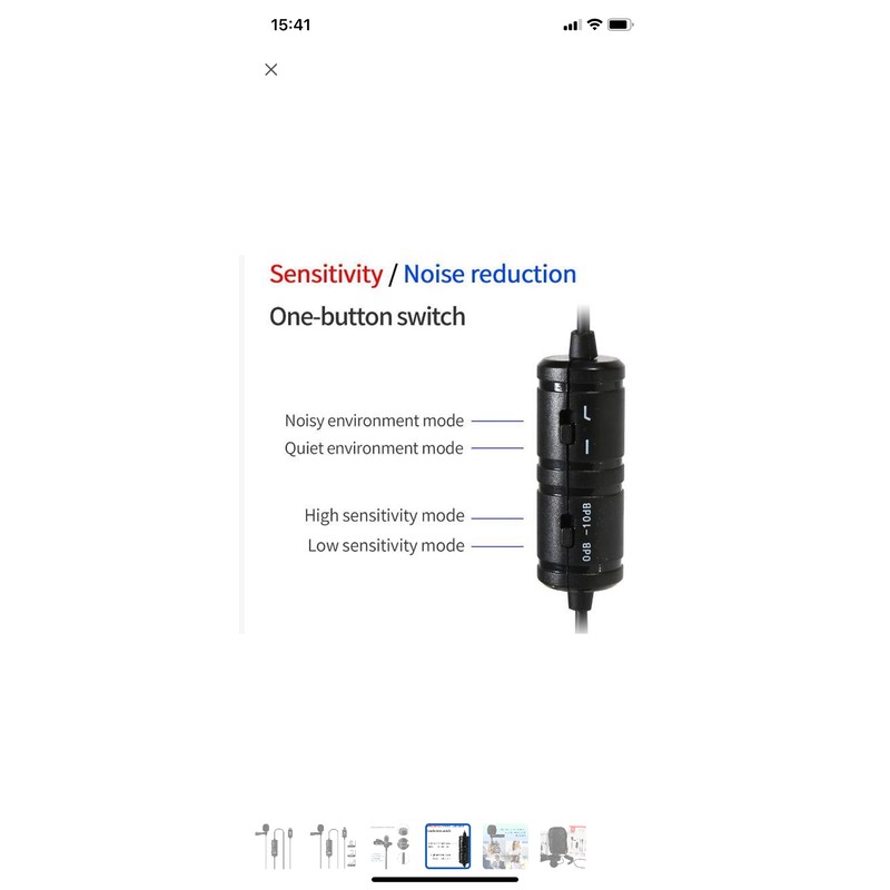 Mic thu âm cho điện thoại iPhone cổng Lightning YC-VM40 còn mới 77347