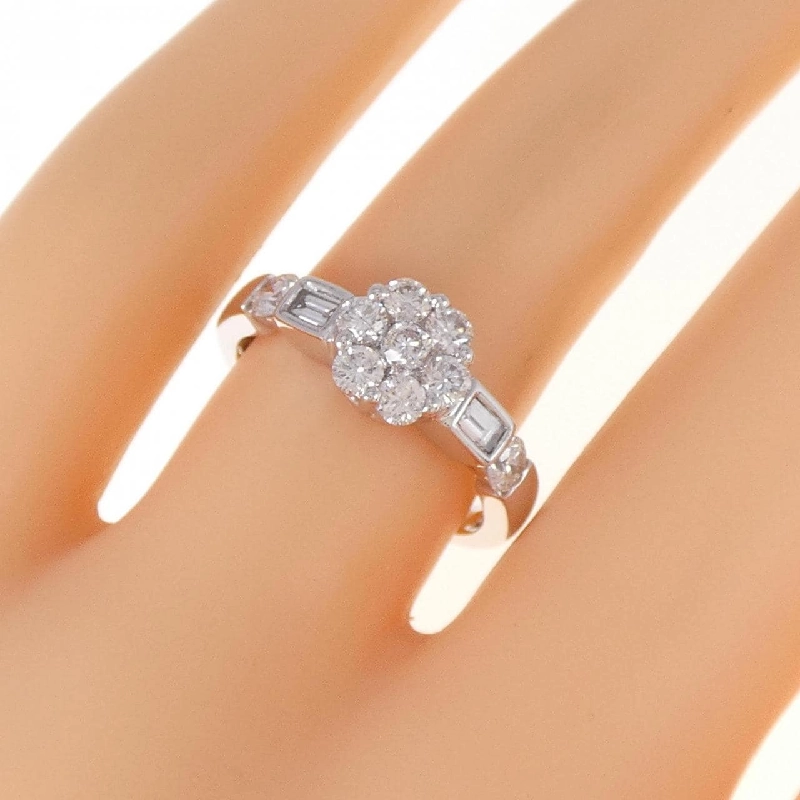 Nhẫn kim cương 750WG 0.80CT 672721