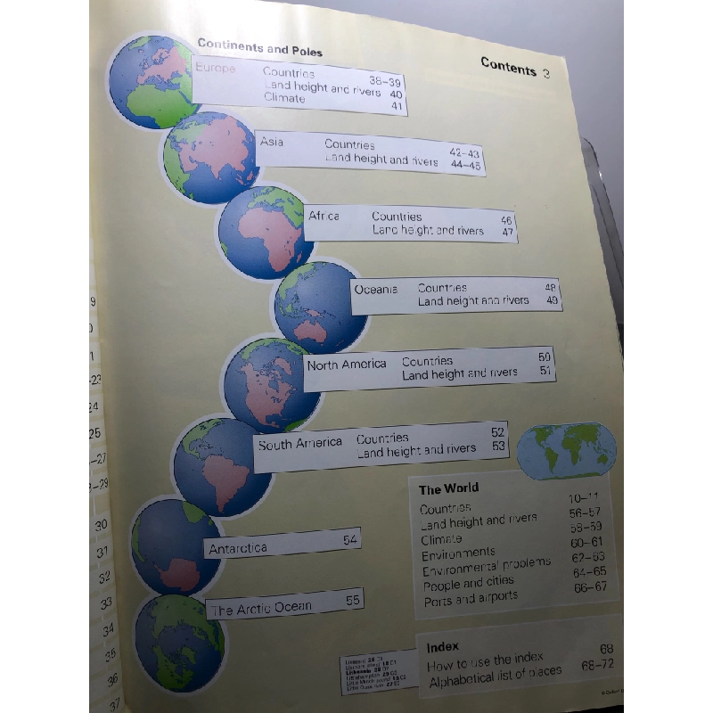 The Oxford Junior ATLAS mới 85% note trang đầu Patrick Wiegand HPB2707 NGOẠI VĂN 192157