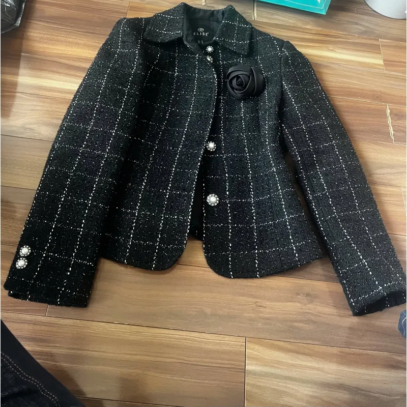 Áo dạ Tweed của Elise size S  1036294