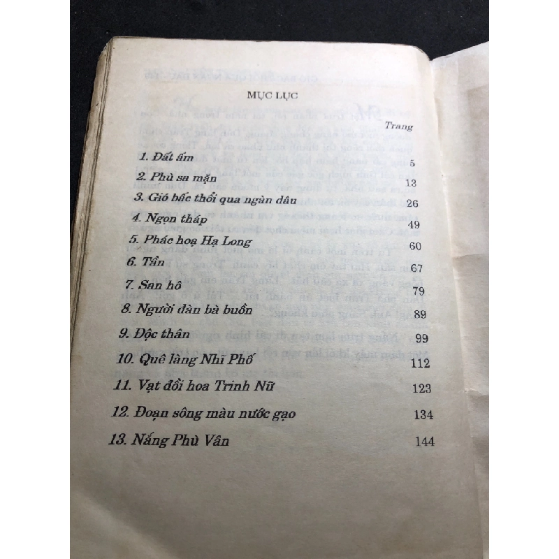Gió bấc thổi qua ngàn dâu 1997 mới 65% ố vàng Nguyễn Trọng Văn HPB0906 SÁCH VĂN HỌC 451402