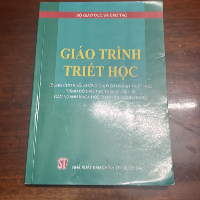 [chính trị - pháp luật] Giáo trình Triết học  709211