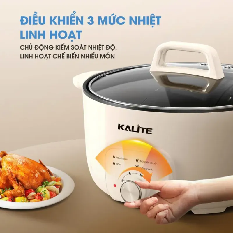 Nồi lẩu đa năng KALITE KL568 Elegant dung tích 6L công suất 2000W 796754