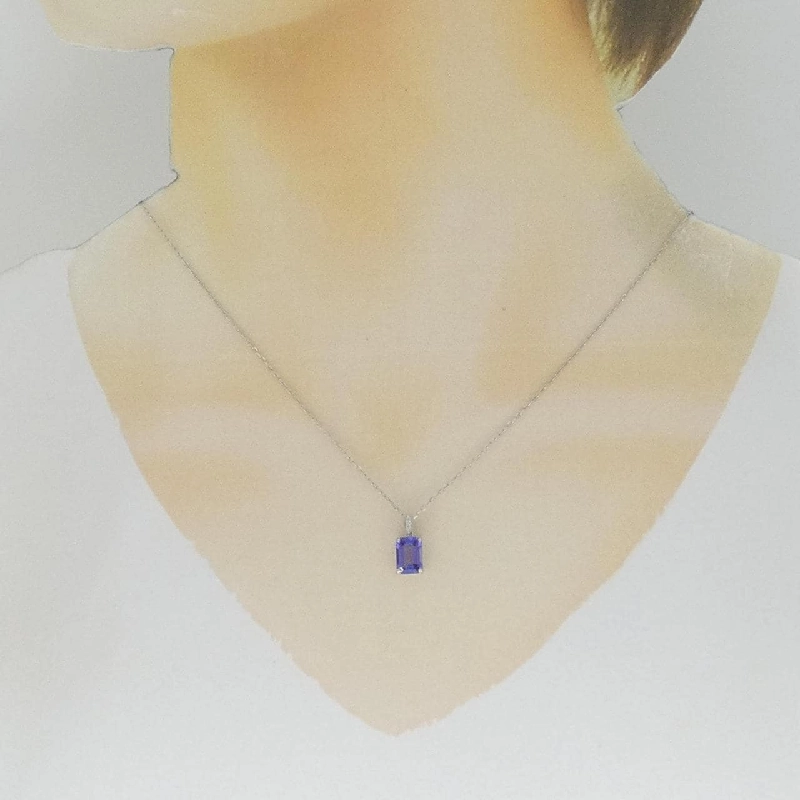 Dây chuyền Tanzanite PT950/PT850 1.48CT - Hàng hiệu Chính hãng 861372