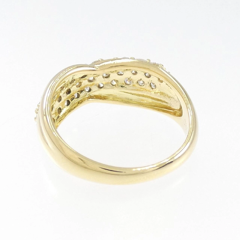 Nhẫn kim cương K18YG 0.58CT 671015