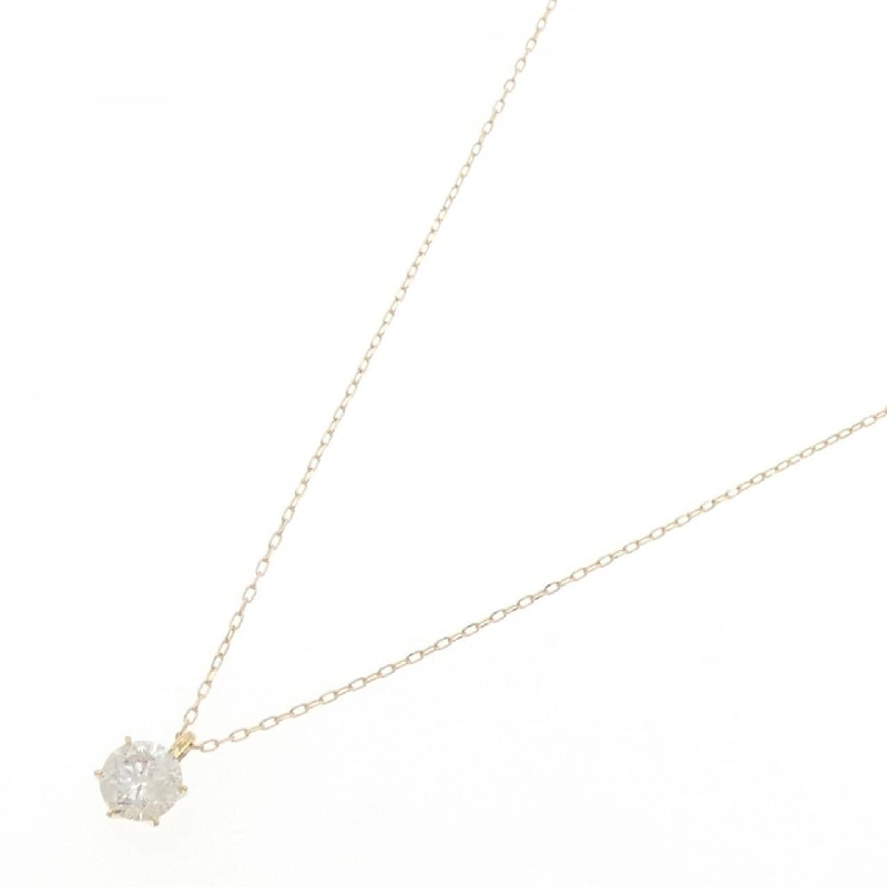 K18YG Solitaire Dây chuyền kim cương 1.108CT - Hàng hiệu Chính hãng 858517