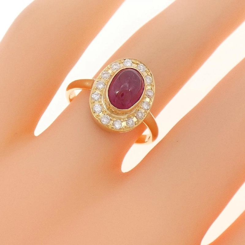 Nhẫn Ruby K18YG 1.50CT - Hàng hiệu Chính hãng 852647