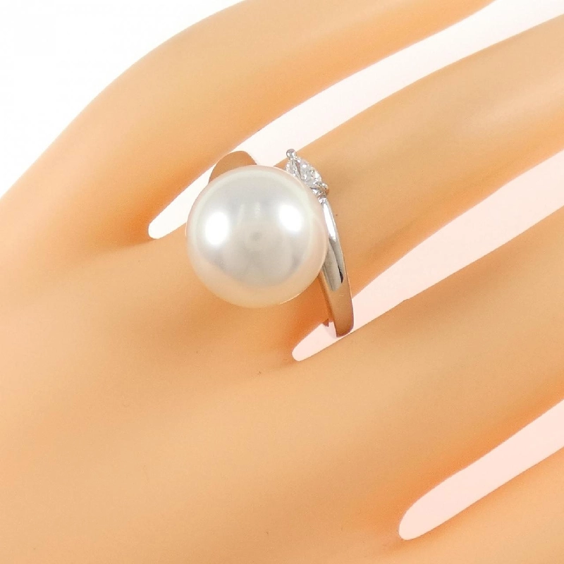 Nhẫn ngọc trai trắng PT900 12.3mm 668879