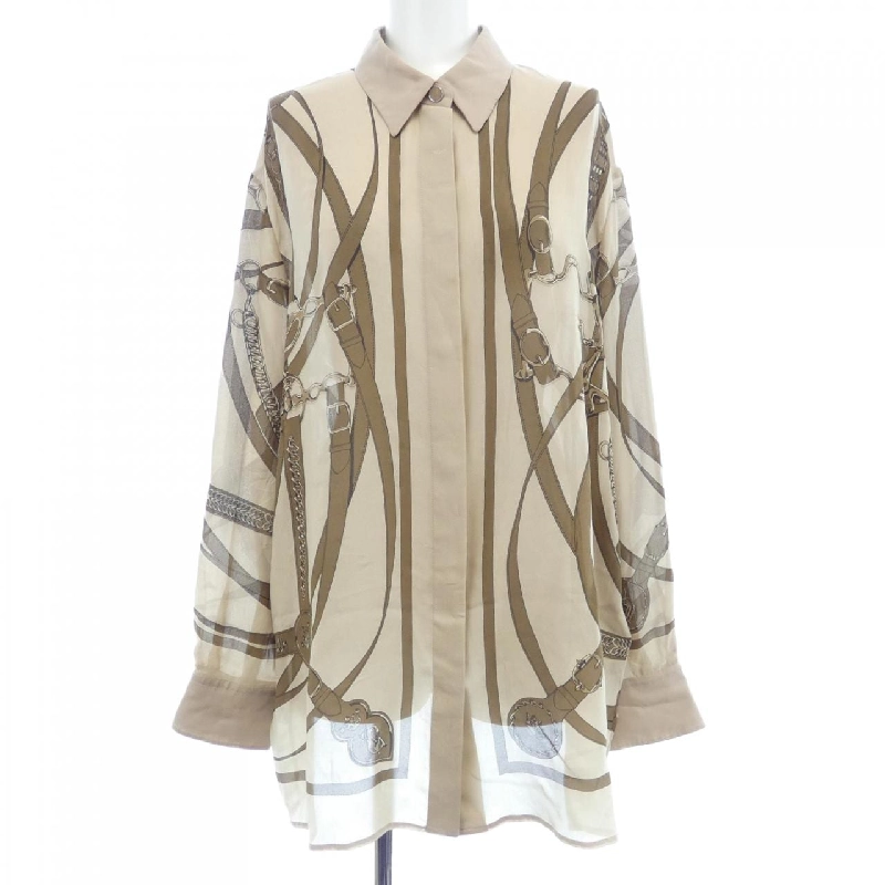 Áo sơ mi HERMES 2H0624DS Twill Reine 633301