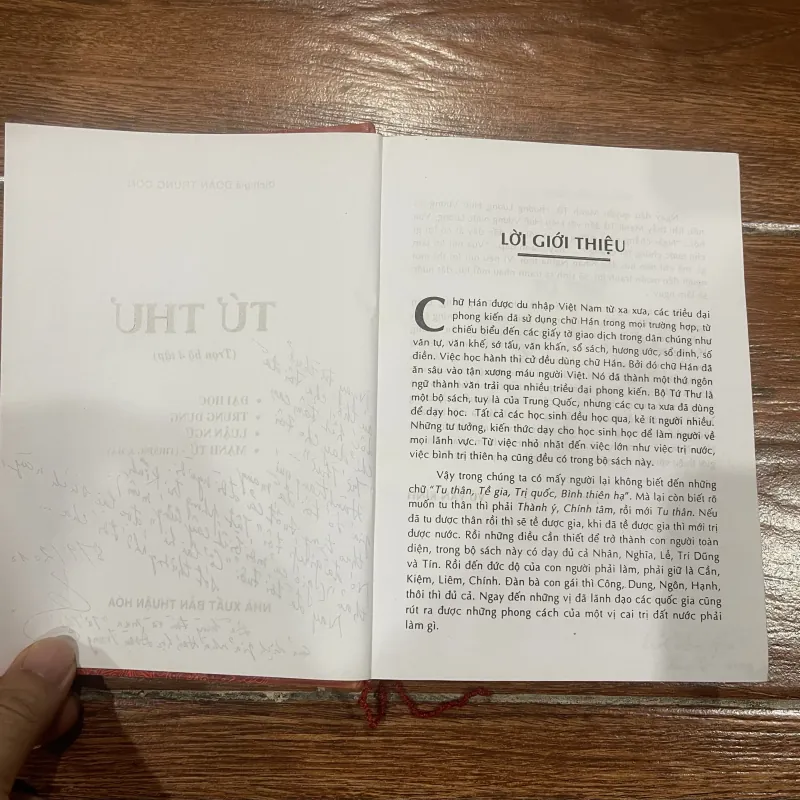 TỨ THƯ ( trọn bộ 4 tập) - dịch giả Đoàn Trung Còn  (10) 1000720